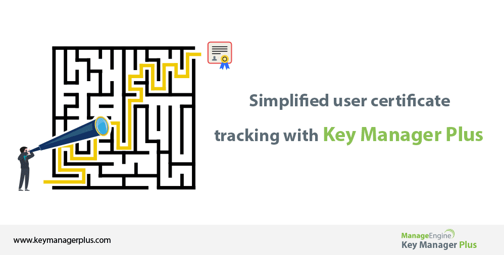 ManageEngine Keymanager Plus Certificate Management Panel