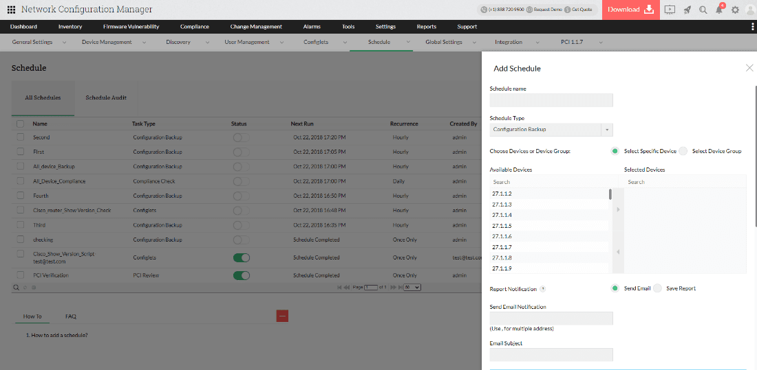 Network Cihazlarınızı Zamanlayarak Yedekleyin 